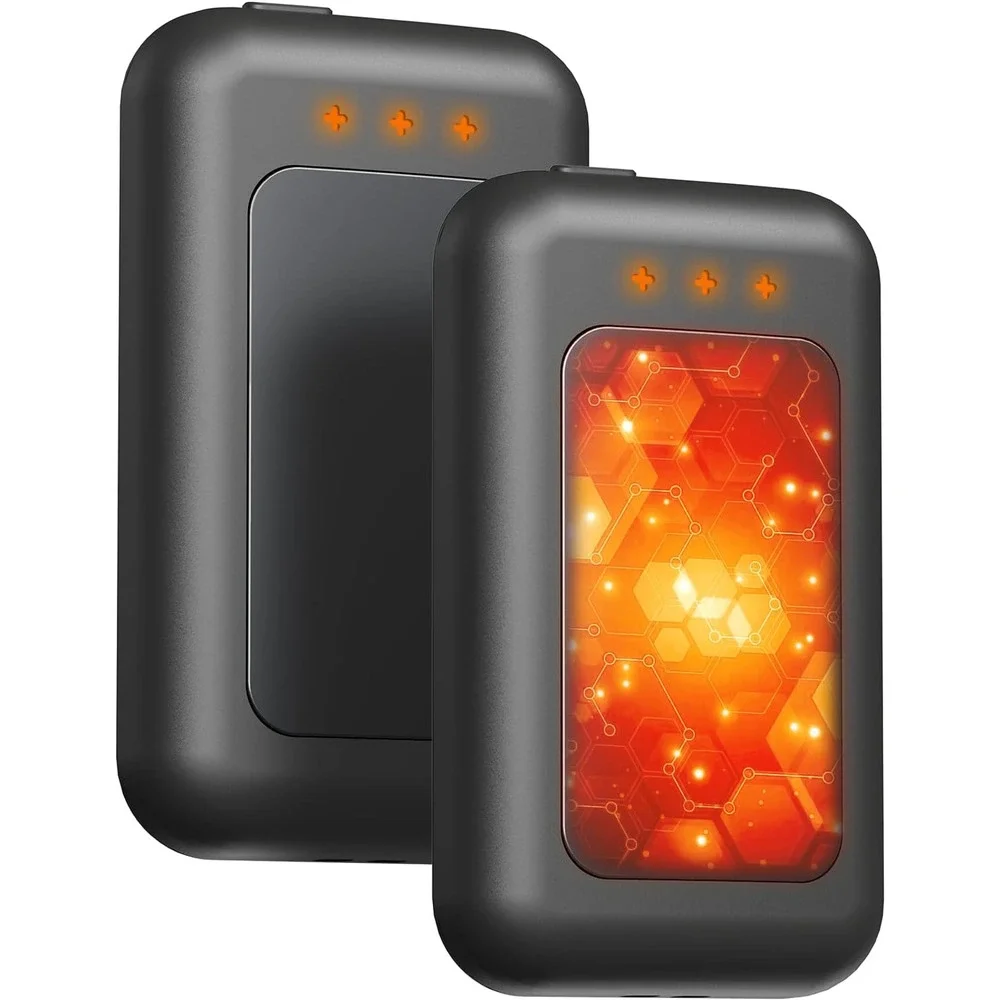 Hand Warmers Rechargeable, 2 Pack 6400Mah Electric Hand Warmer, 16 Hours Lasting